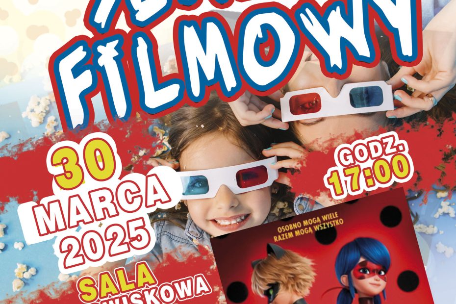 Plakat przedstawia propozycję seansu filmowego