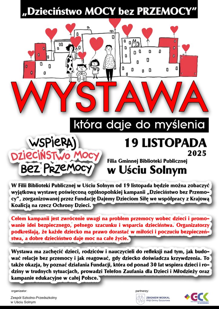 plakat wystawa 19 listopada 2025, Uście Solne