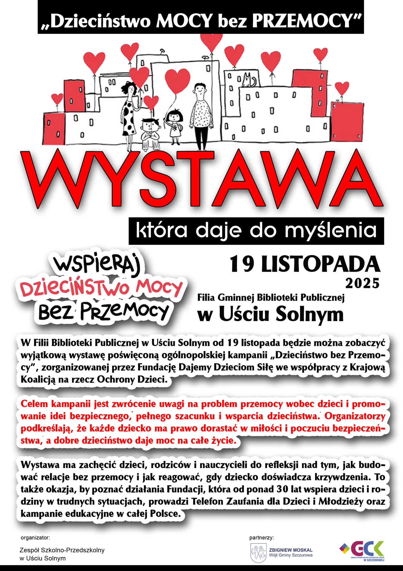 plakat wystawa 19 listopada 2025, Uście Solne