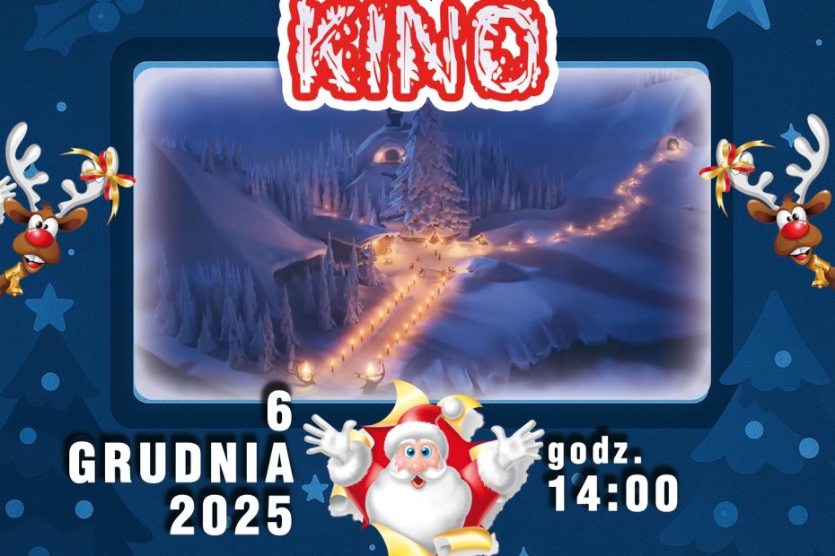 plakat mikołajkowe kino