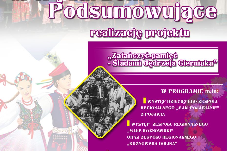 Plakat przedstawia zapowiedź wydarzenia