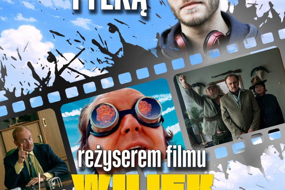 plakat informujący wydarzenie spotkanie autorskie z Michałem Tylką