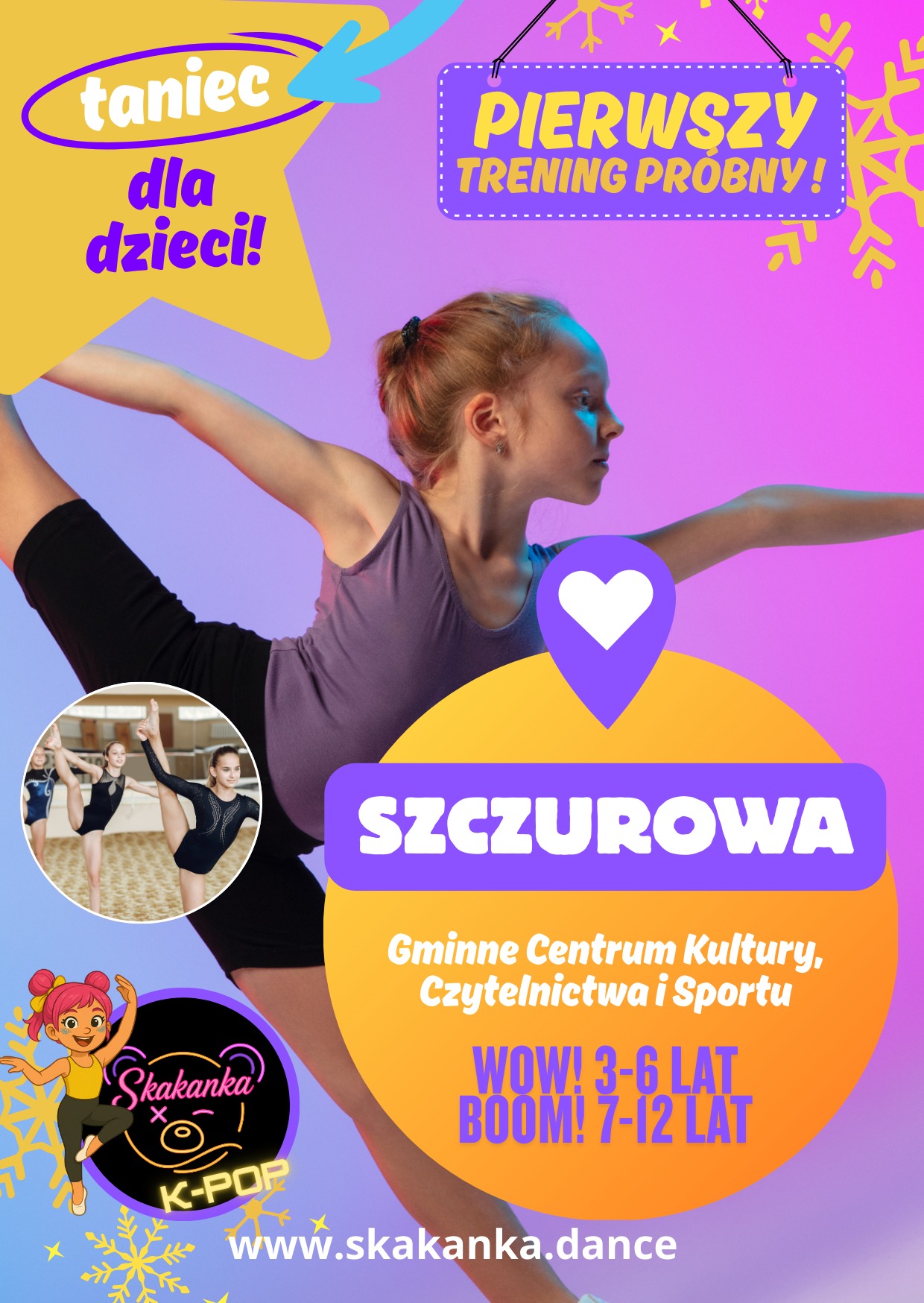 plakat zapraszamy na zajęcia z skakanką 01 2026