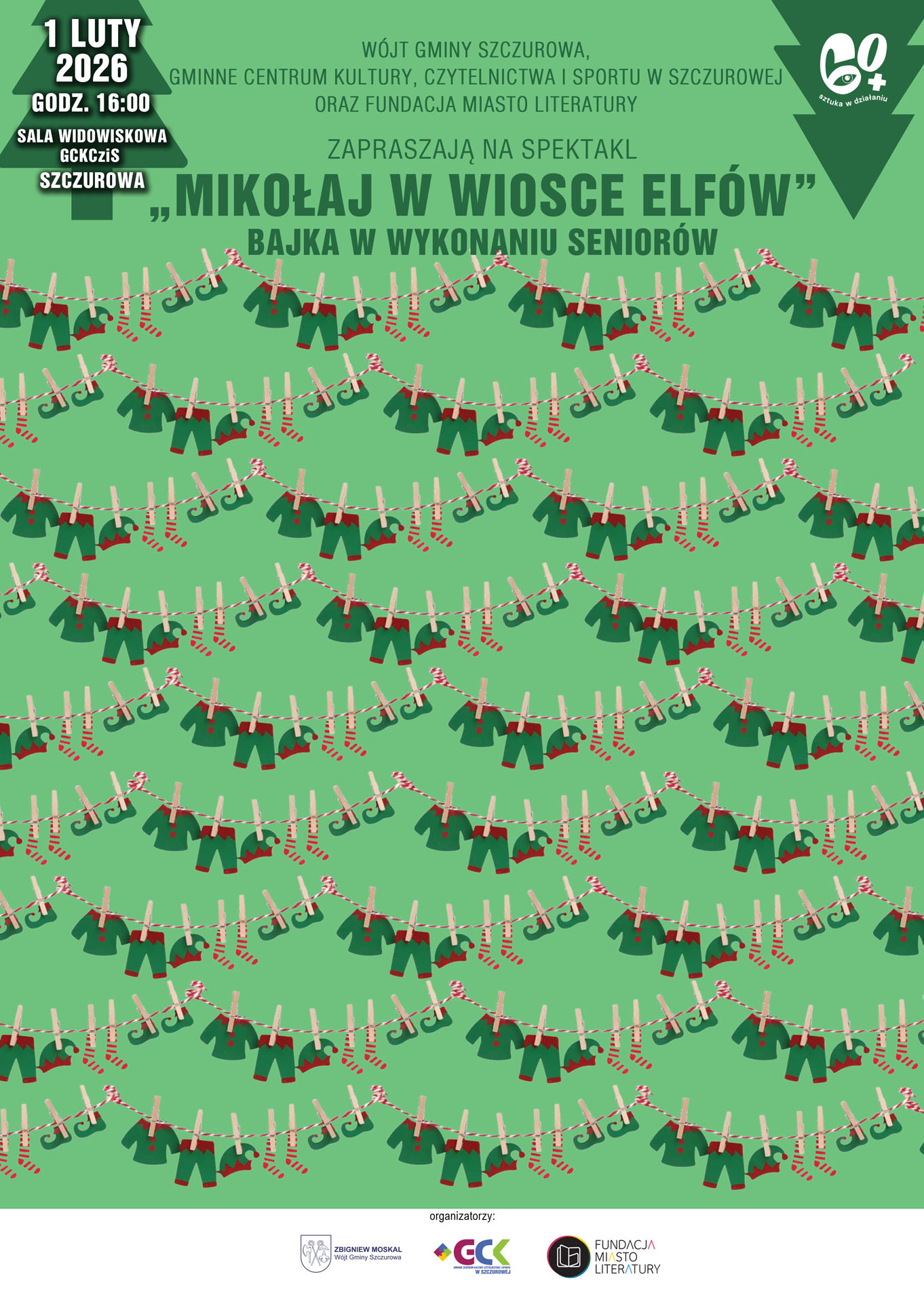 Zapraszamy na spektakl pod tytułem "Mikołaj w Wiosce Elfów"